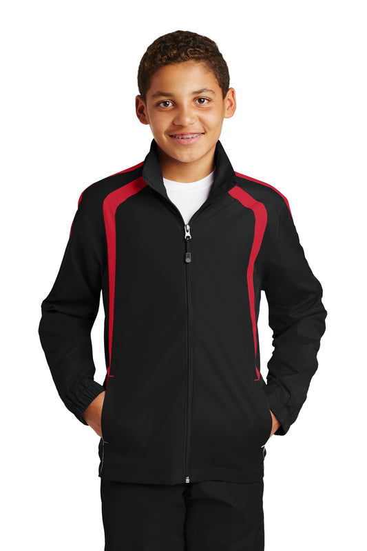 Sport-Tek- Sport-Tek® Youth Colorblock Raglan Jacket. YST60-Medtech- 1