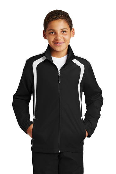 Sport-Tek- Sport-Tek® Youth Colorblock Raglan Jacket. YST60-Medtech- 2