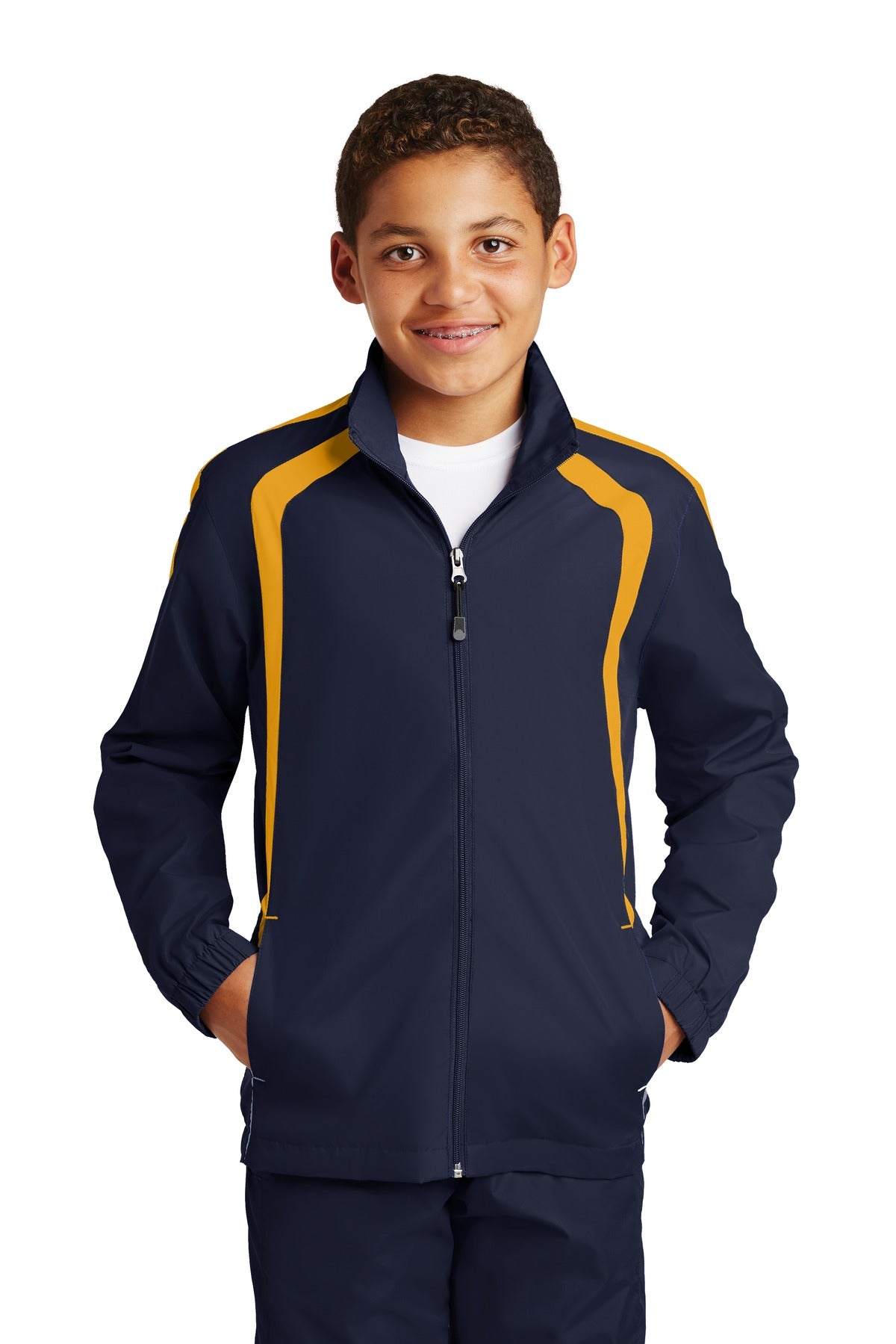 Sport-Tek- Sport-Tek® Youth Colorblock Raglan Jacket. YST60-Medtech- 3