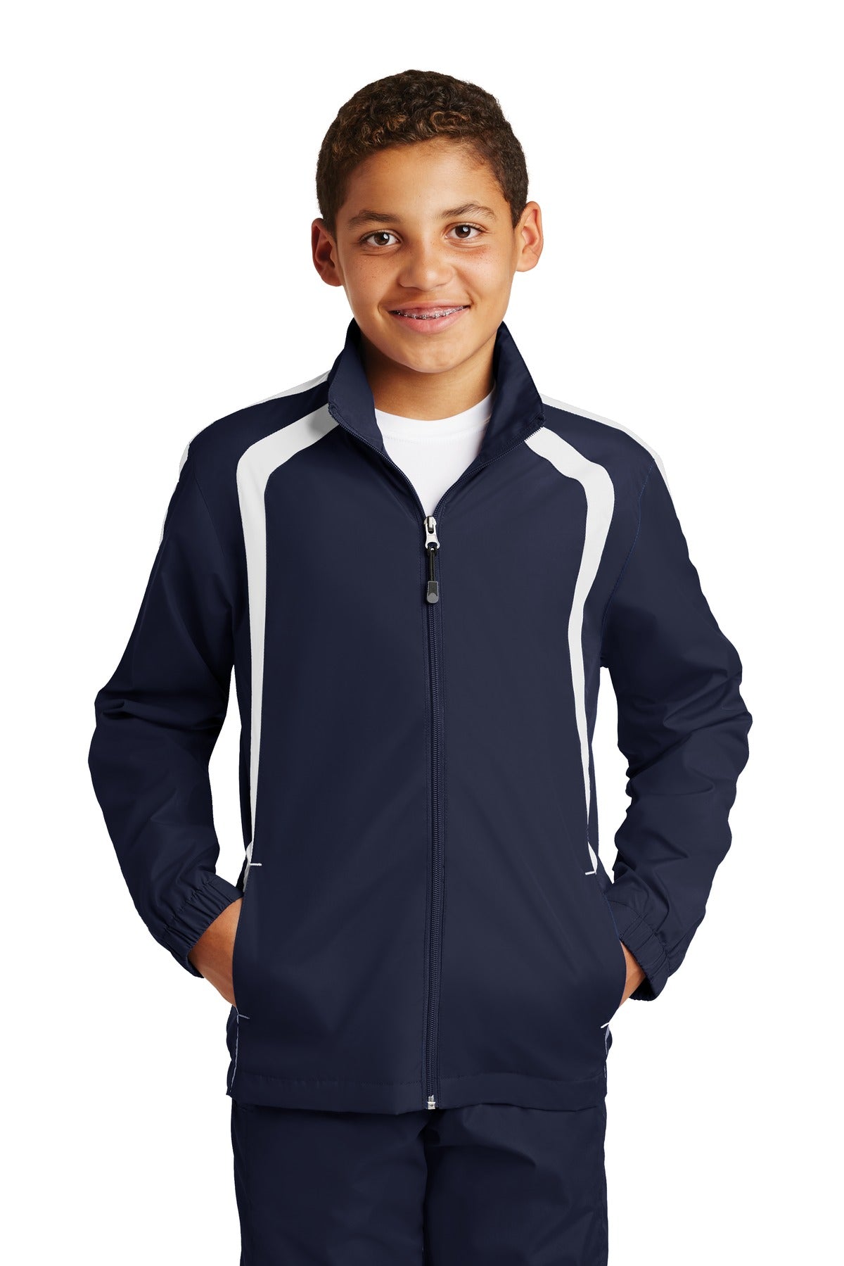 Sport-Tek- Sport-Tek® Youth Colorblock Raglan Jacket. YST60-Medtech- 4