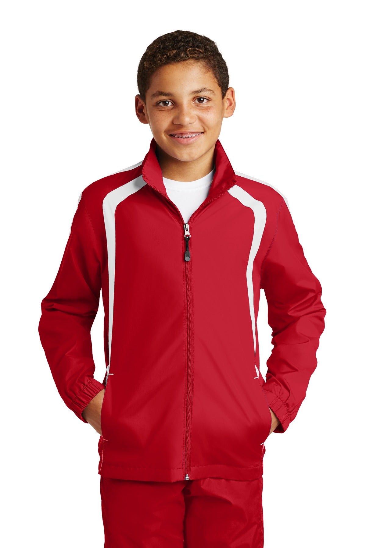 Sport-Tek- Sport-Tek® Youth Colorblock Raglan Jacket. YST60-Medtech- 5