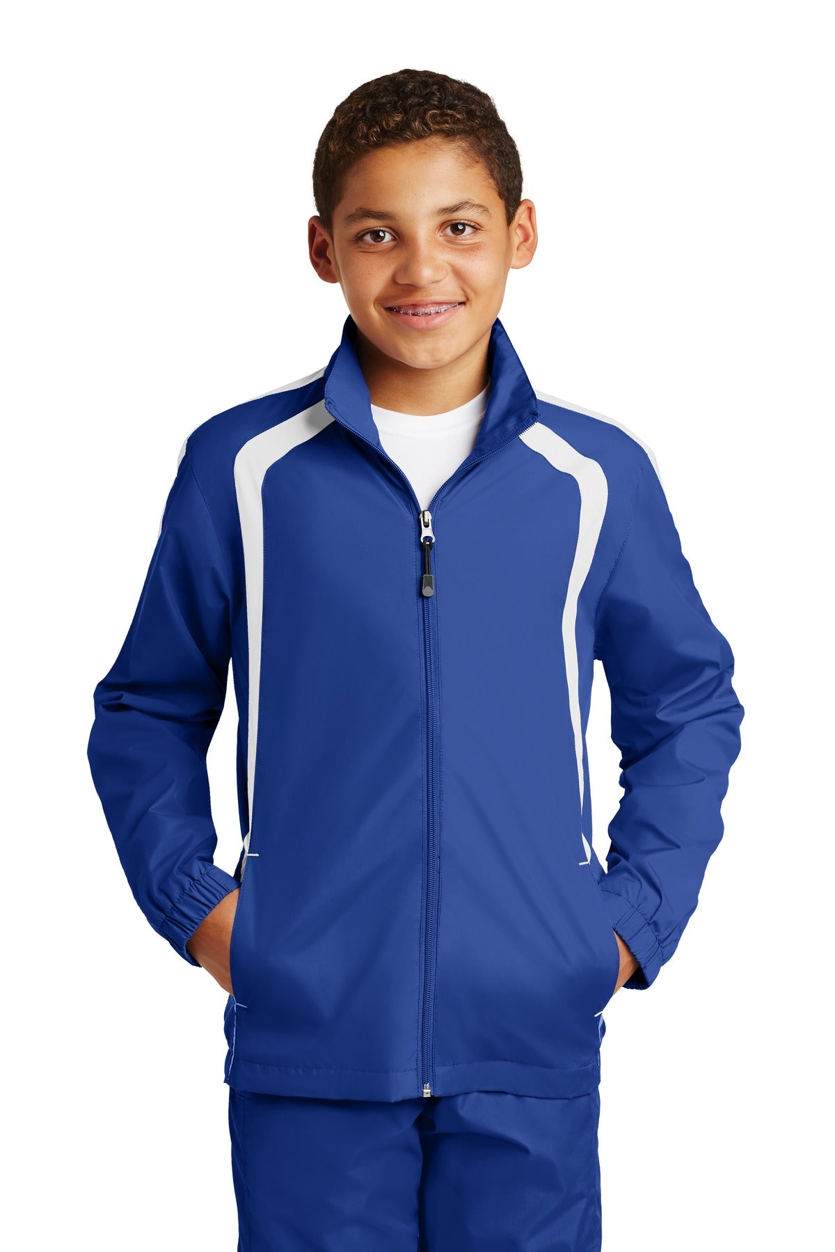 Sport-Tek- Sport-Tek® Youth Colorblock Raglan Jacket. YST60-Medtech- 6