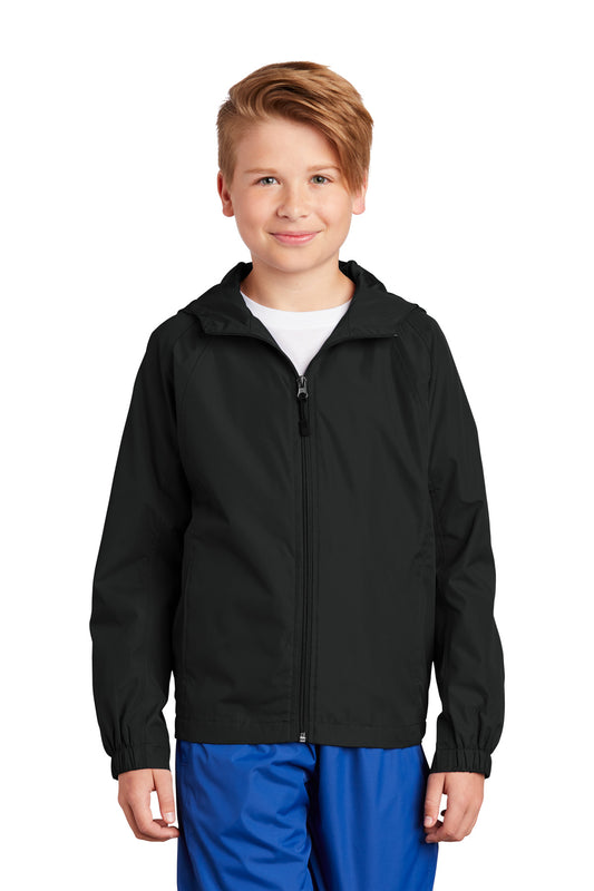 Sport-Tek- Sport-Tek® Youth Hooded Raglan Jacket. YST73-Medtech- 1