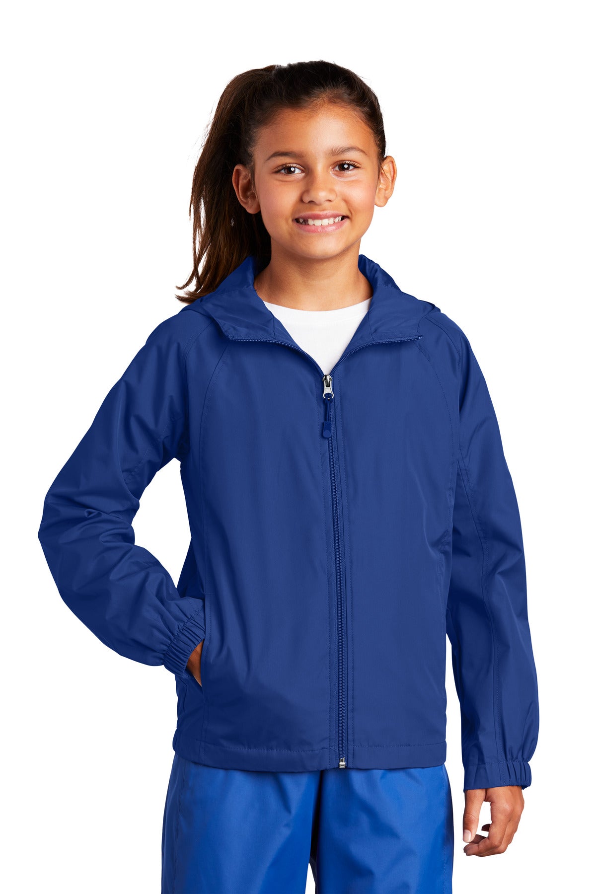 Sport-Tek- Sport-Tek® Youth Hooded Raglan Jacket. YST73-Medtech- 4