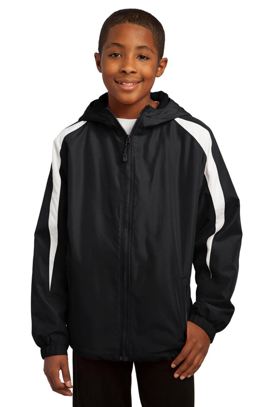 Sport-Tek- Sport-Tek® Youth Fleece-Lined Colorblock Jacket. YST81-Medtech- 1