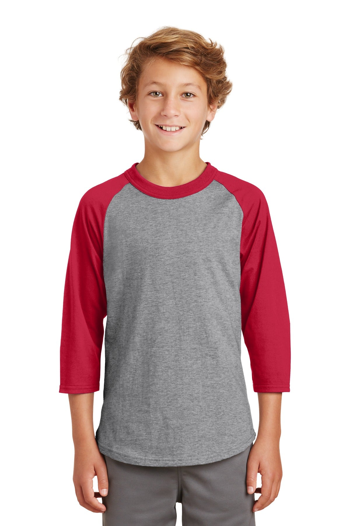 Sport-Tek- Sport-Tek® Youth Colorblock Raglan Jersey. YT200-Medtech- 3