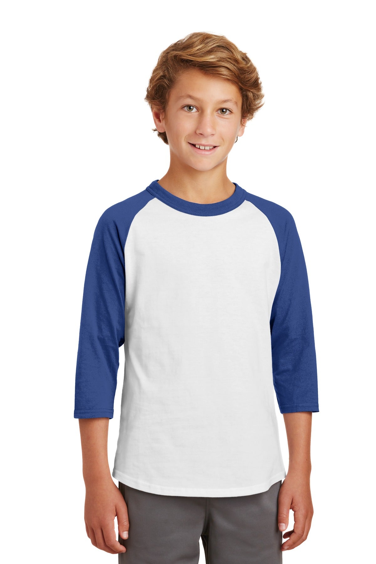 Sport-Tek- Sport-Tek® Youth Colorblock Raglan Jersey. YT200-Medtech- 15