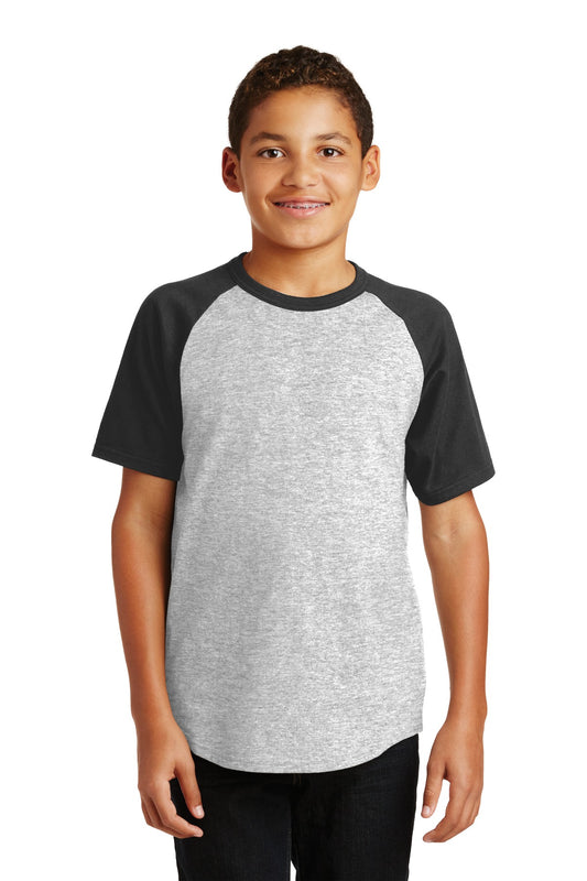 Sport-Tek- Sport-Tek® Youth Short Sleeve Colorblock Raglan Jersey. YT201-Medtech- 1