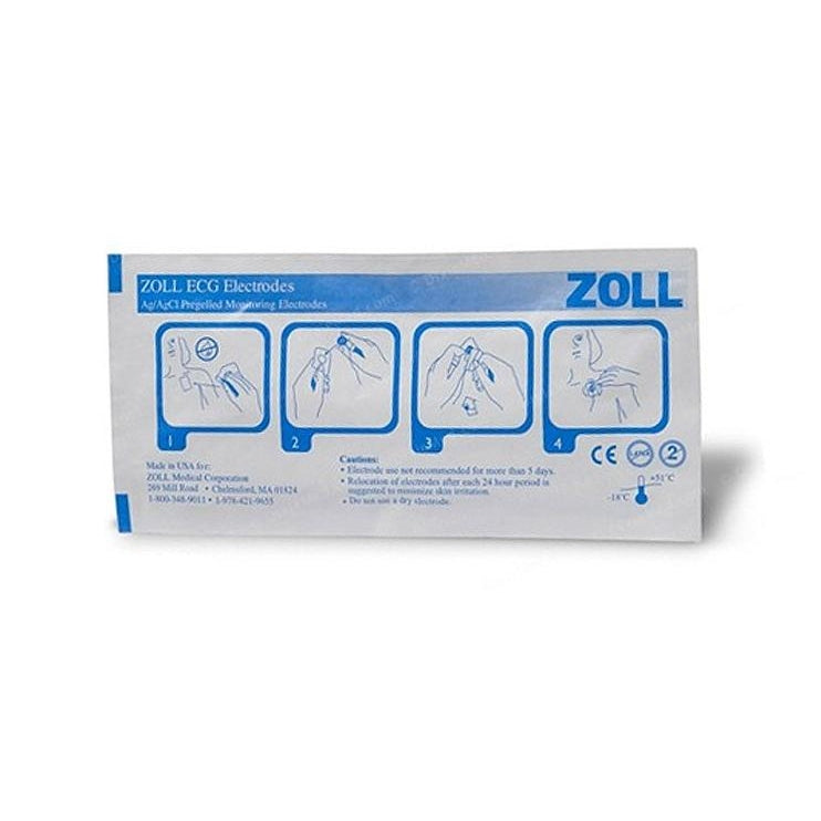 ZOLL ECG Electrodes, 6/PK 200 Pouches, 600 Electrodes