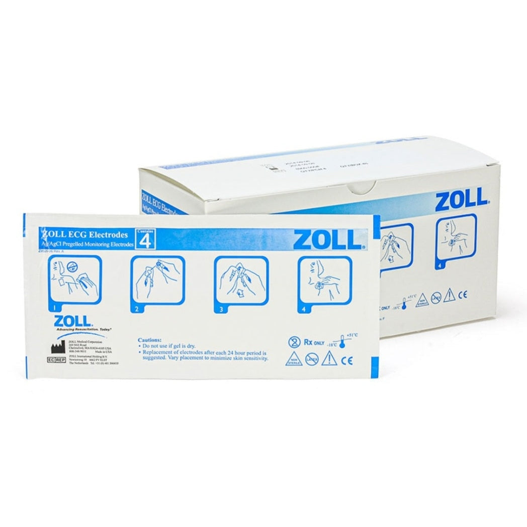 ZOLL® Monitoring ECG Electrodes, 4-Lead PK/4