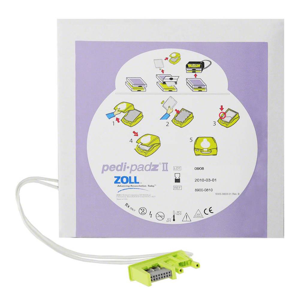  ZOLL-ZOLL® Pedi-Padz® II Pediatric Electrode Pads 1 Pair-MedTech-3