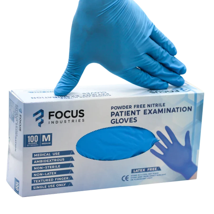 Nitrile Disposable Exam Gloves